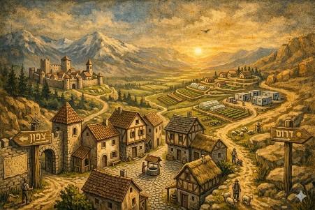 הכרות עם שמות יישובים בארץ